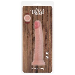 TOY JOY Get Real Dildo aus TPR 23.5 cm ohne Hoden Beige