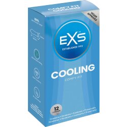 EXS Kondome Cooling Comfy Fit 12 Stk. Vegan