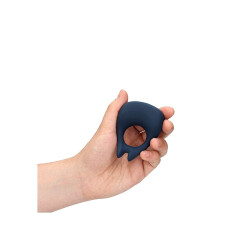 LOVELINE Pointed Vibrating Cock Ring Baltic Blue