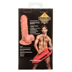 CALEXOTICS Working Stiff The Lifeguard Dildo mit Saugnapf Braun