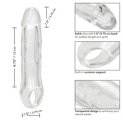 CALEXOTICS Performance Maxx Penis Sleeve mit 3,75 cm Verl&auml;ngerung Transparent