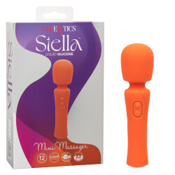 CALEXOTICS Stella Mini Bodywand aus Fl&uuml;ssigsilikon Orange