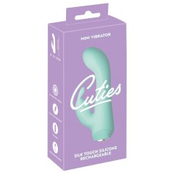 CUTIES Mini Rabbit Vibrator aus Super-Soft-Silikon Gr&uuml;n