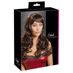 COTTELLI Perücke ca. 55 cm lang Braun