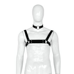 XXDREAMSTOYS Leder-Harness 2 Way One Size Schwarz