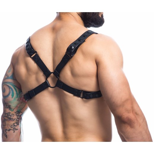CUT4MEN Harness aus Kunstleder One Size Schwarz