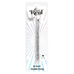 TOY JOY Get Real Clear Double Dong 34,5 cm x 4,0 cm Transparent