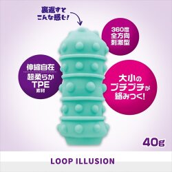 MAGIC EYES Magic Idol Loop Illusion Masturbator Turquoise