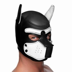 MASTER SERIES Puppy Maske Schwarz/Weiss