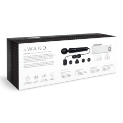 LE WAND Bodywand Die Cast Plug-In Vibrating Massager Schwarz