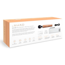 LE WAND Bodywand Die Cast Rechargeable Vibrating Massager Schwarz/Gold