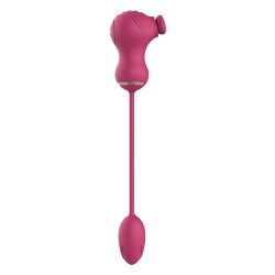 DREAM TOYS Essentials Flexible Dual Stimulator &amp; Vibrating Egg Pink