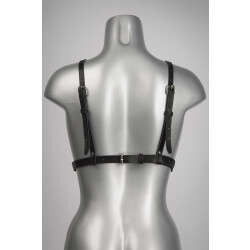 VOYEUR X Harness Allure aus Leder Schwarz/Silber One Size