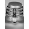 VOYEUR X Halsband Diamonds 3-lagig mit Strasssteinen aus Leder Schwarz One Size