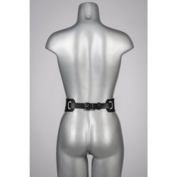 VOYEUR X Hüftgürtel Eternity aus Leder Schwarz/Gold