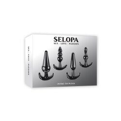 SELOPA Intro To Plugs 4er-Set Schwarz