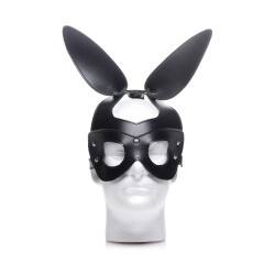 MASTER SERIES Bad Bunny Maske aus PU-Leder verstellbar...