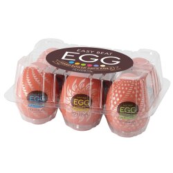 TENGA Egg Masturbator Variety Pack Hard Boiled II 6...