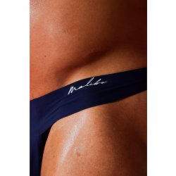 J.J.MALIBU Lose-My-Breath Seamless Thong Indigo