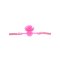 TABOOM Malibu Collection Rose Ball Gag Pink &amp; Gold