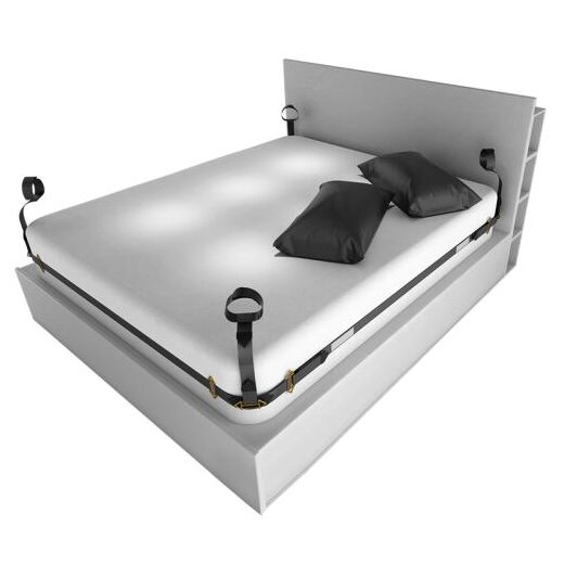 LOCKINK Adjustable Bed Restraint Kit Schwarz