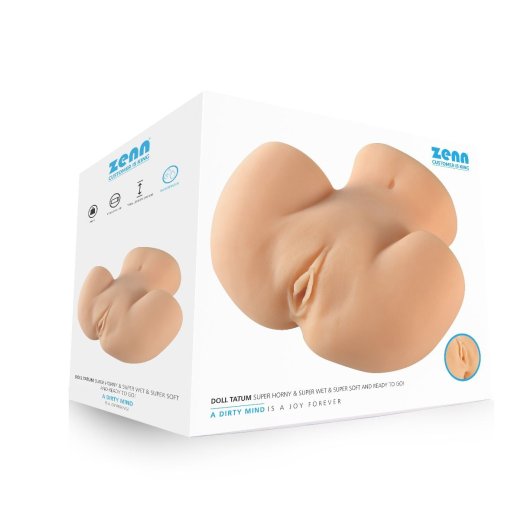 ZENN Doll Tatum Super Horny Anal & Pussy Sex Doll Torso aus TPE Beige