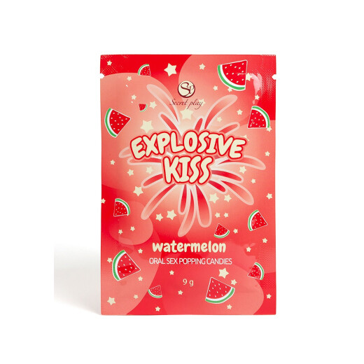 SECRET PLAY Explosive Kiss Oral Sex Popping Candies Watermelon