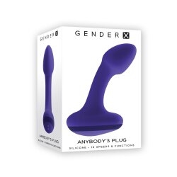 GENDER X Anybodys Plug vibrierender Plug Purple