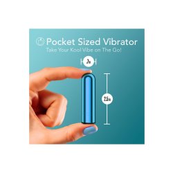 KOOL VIBES Mini Bullet Vibrator aufladbar Blaubeere