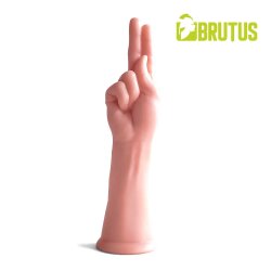 BRUTUS Handsome Two Fingers Handballing Dildo aus PVC Beige