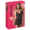 OBSESSIVE 3-teiliges Donarella Chemise-Set Schwarz