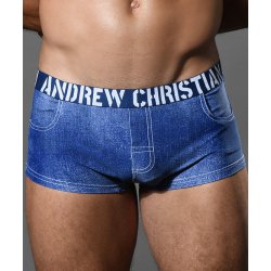 ANDREW CHRISTIAN Western Pocket Boxer Blau