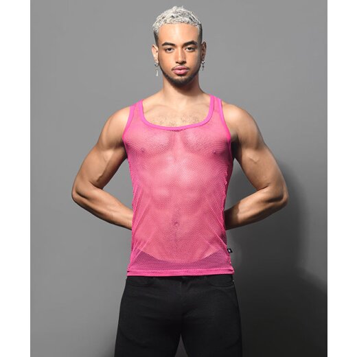 ANDREW CHRISTIAN Cotton Candy Tank Pink