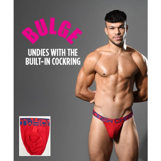 ANDREW CHRISTIAN Bulge C-Ring Thong Rot