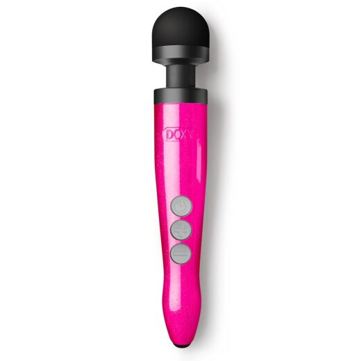 DOXY Die Cast 3R aufladbarer Body Wand Massager 10 Yrs Edition Hot Pink