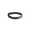 LIEBE SEELE Choker &quot;Slut&quot; Demons Kiss aus Leder Gold/Schwarz