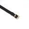 LIEBE SEELE Choker &quot;Slut&quot; Demons Kiss aus Leder Gold/Schwarz