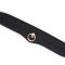 LIEBE SEELE Schmales Halsband Demons Kiss mit Leine aus Leder Schwarz
