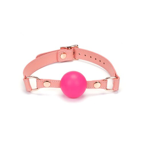 LIEBE SEELE Mundknebel Pink Dream Ball Gag aus Leder