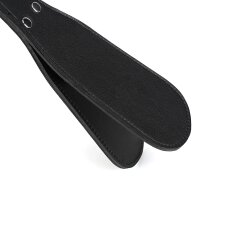 LIEBE SEELE Spanking-Paddle Black Bond aus Bond-Leder Schwarz