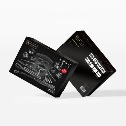 LIEBE SEELE Temptation 8-teiliges Bondage-Set aus Kunstleder schwarz