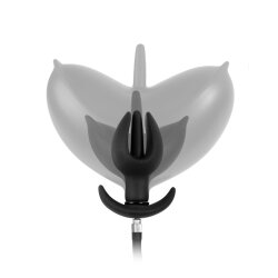 RIMBA Inflatable Anal-Plug aus Silikon Schwarz