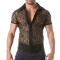 TOF Lace Short Sleeve Shirt Schwarz