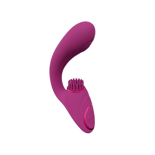 VIVE Gen G-Spot Vibrator mit Pulse Wave &amp; Vibrations-Bristles Pink