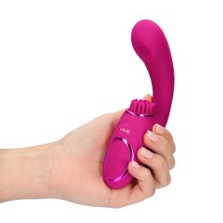 VIVE Gen G-Spot Vibrator mit Pulse Wave &amp; Vibrations-Bristles Pink