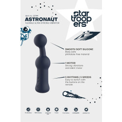 DREAM TOYS STARTROOPERS Astronaut Vibrator Biegsam Dunkelblau