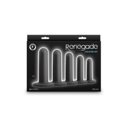 RENEGADE Vaginales Dilatoren Kit mit 5 Dilatoren Schwarz