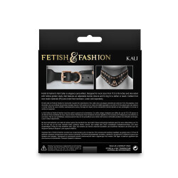 FETISH &amp; FASHION Kali Halsband mit Nieten One-Size aus PU Schwarz