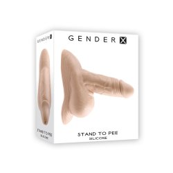 GENDER X Penis Extension Stand To Pee aus Silikon