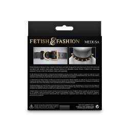 FETISH &amp; FASHION Medusa Halsband mit Goldnieten aus...
